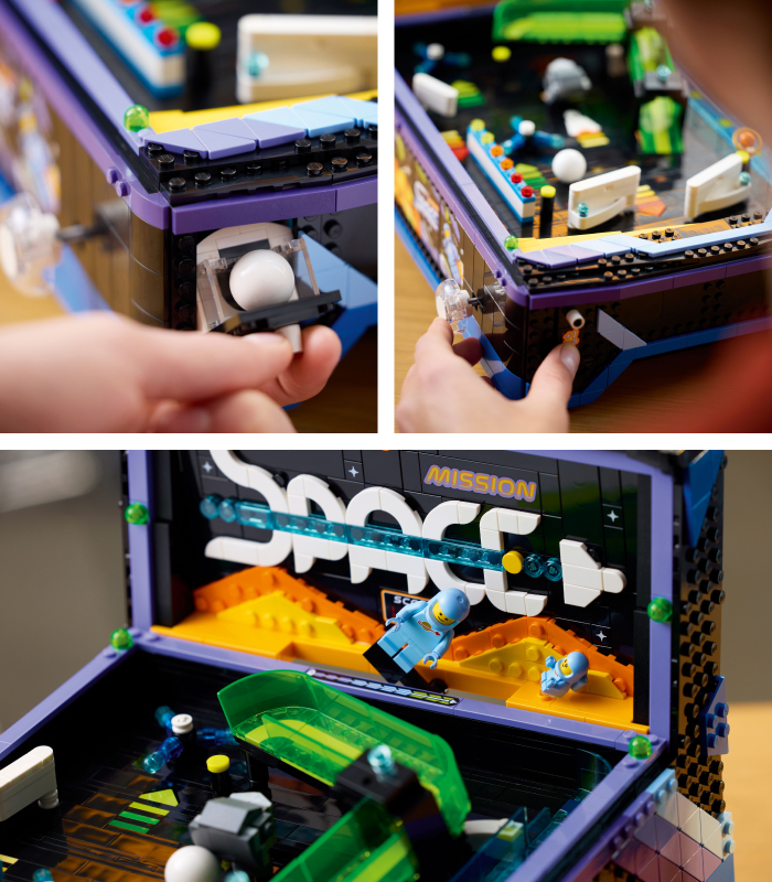 Game on with the New LEGO® Icons Arcade Pinball Machine