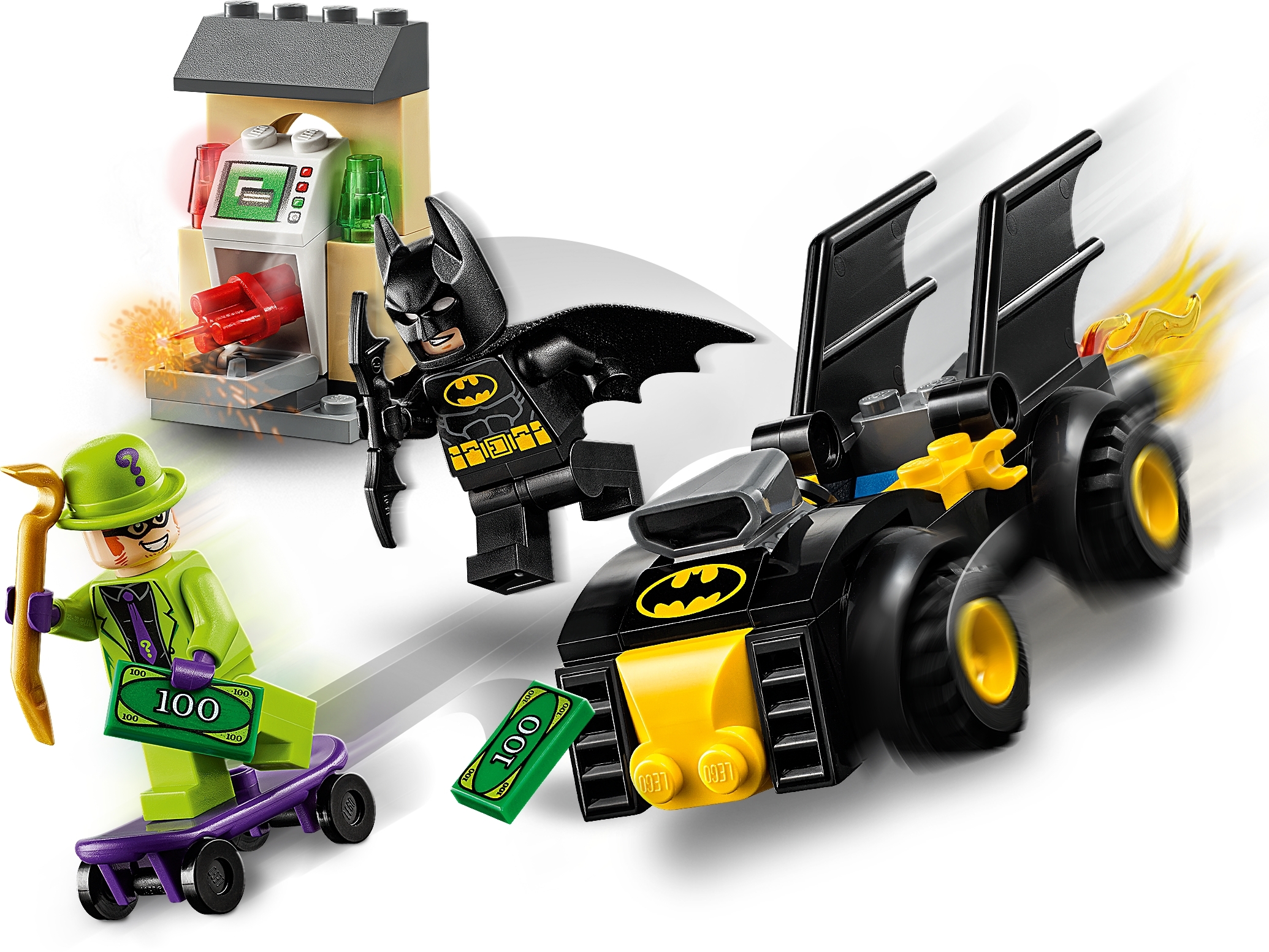 LEGO DC Super Heroes 76137 Batman vs The Riddler Robbery minifigures junior NEW 