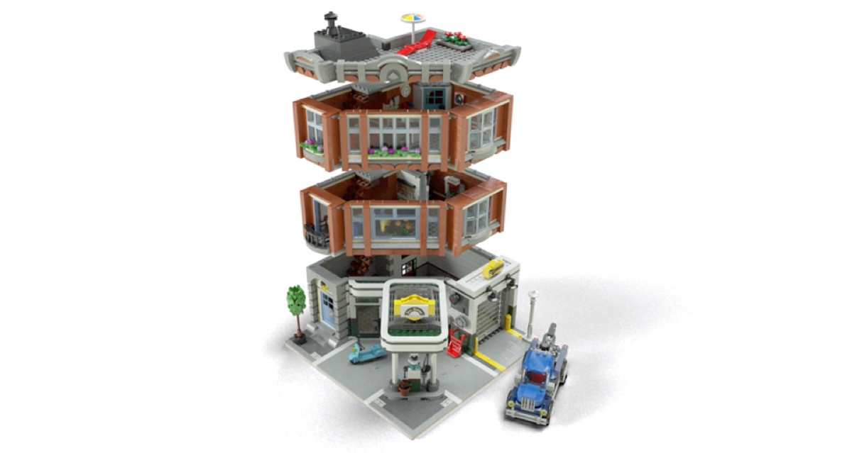 Corner Garage 10264 | Creator Expert | Buy online at the Official LEGO®  Shop US