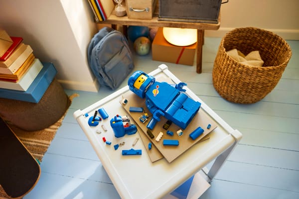 Up-Scaled Blue Astronaut Minifigure - Image 12