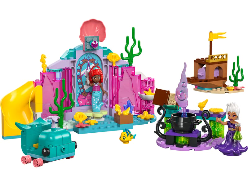 LEGO Disney Princess Ariel's Crystal Cavern 43254 full set view