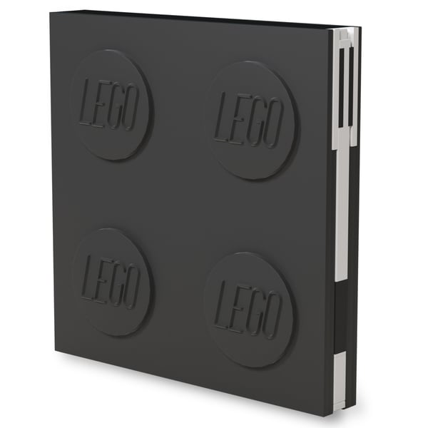 LEGO 5009067 Carnet avec verrou et stylo à encre gel – Noir