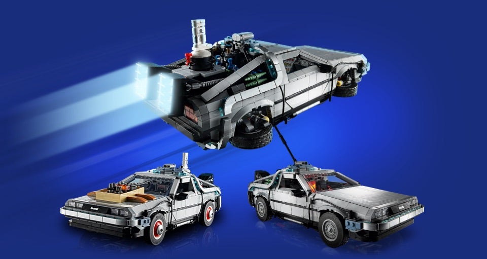 El DeLorean LEGO® está de vuelta en 2022 | Oficial LEGO® Shop US