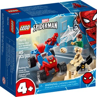 Le combat de Spider-Man et Sandman