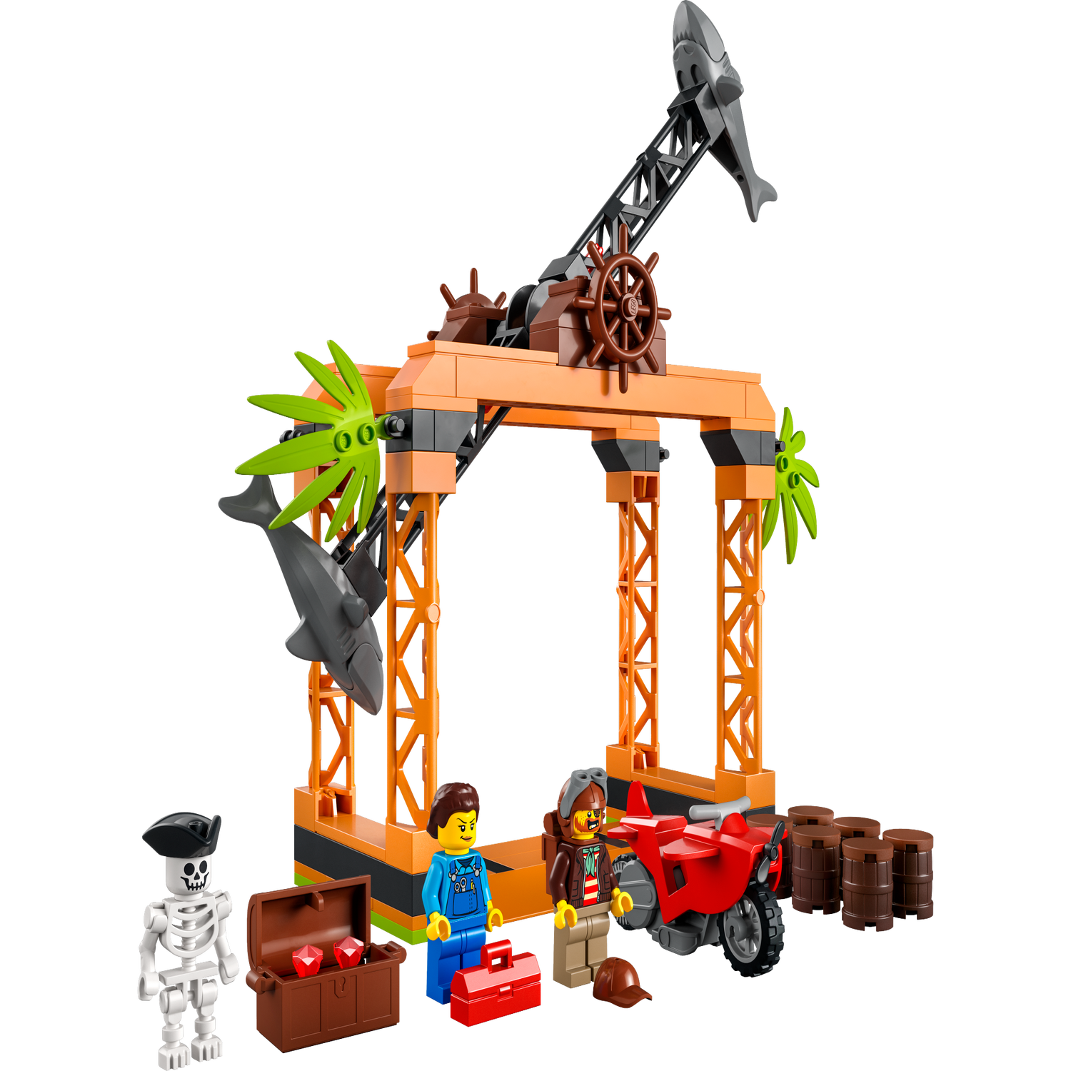 The Shark Attack Stunt Challenge 60342 | City | Buy online at the Official  LEGO® Shop US