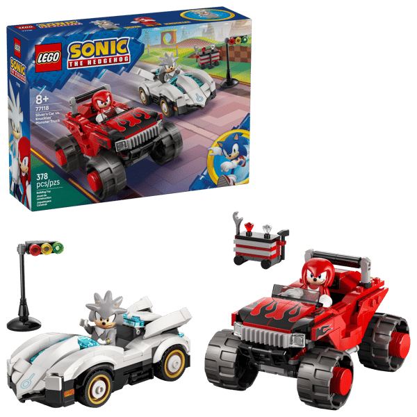 LEGO 77118 La voiture de Silver contre le Monster Truck de Knuckles — visuel 2 sur 8