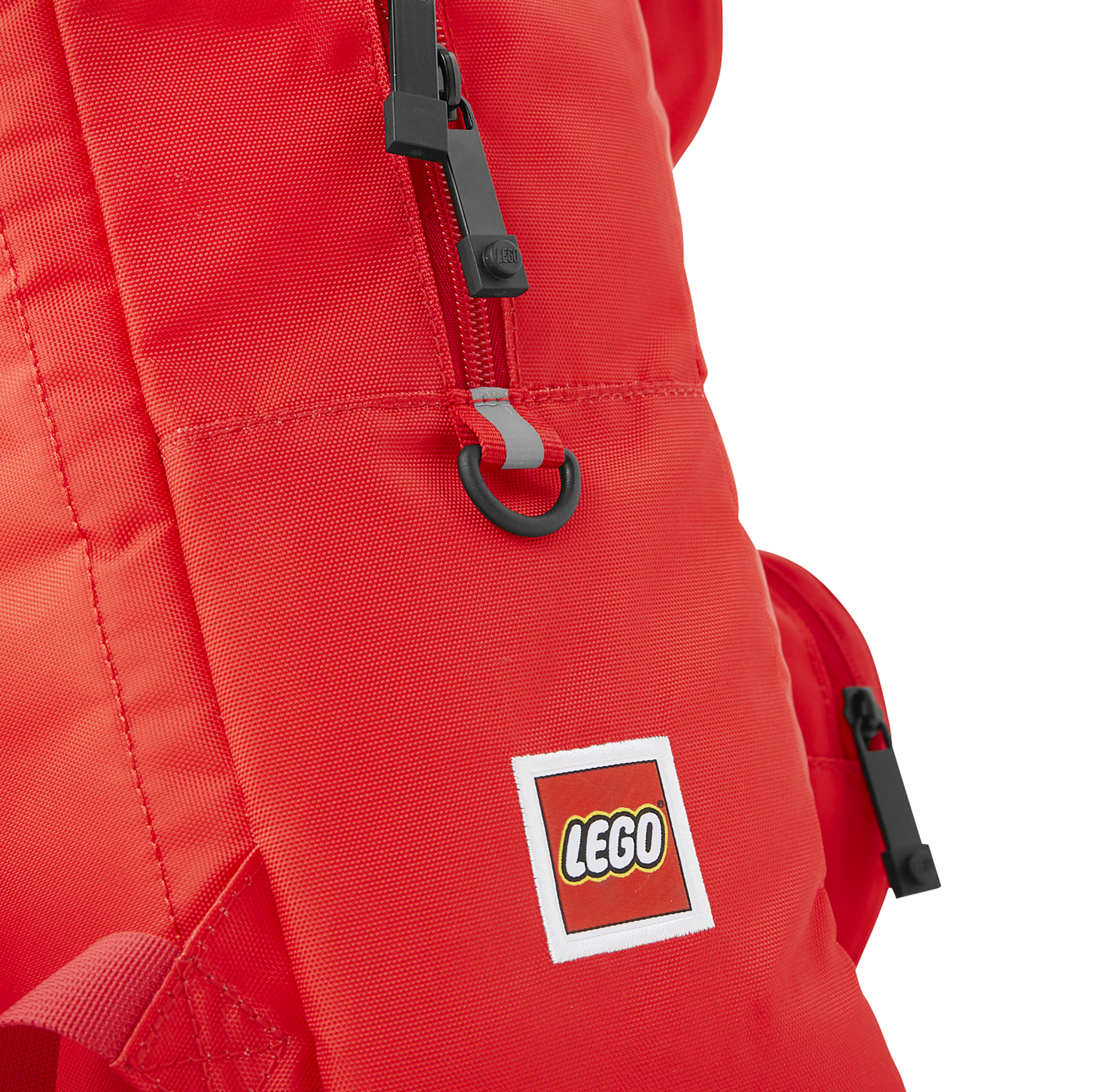 red lego backpack