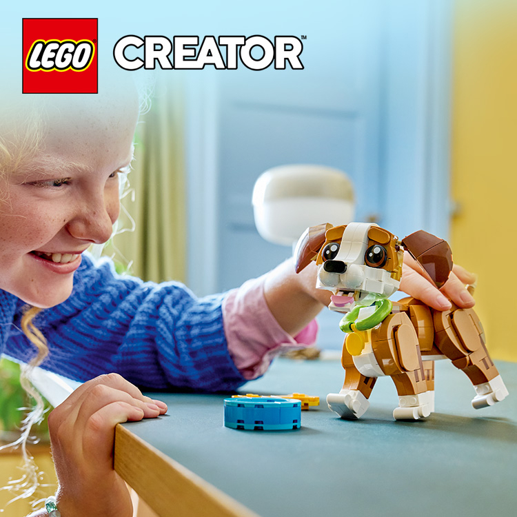 いっしょにあそぼ！いたずらっこワンちゃん 31382 | クリエイター3in1