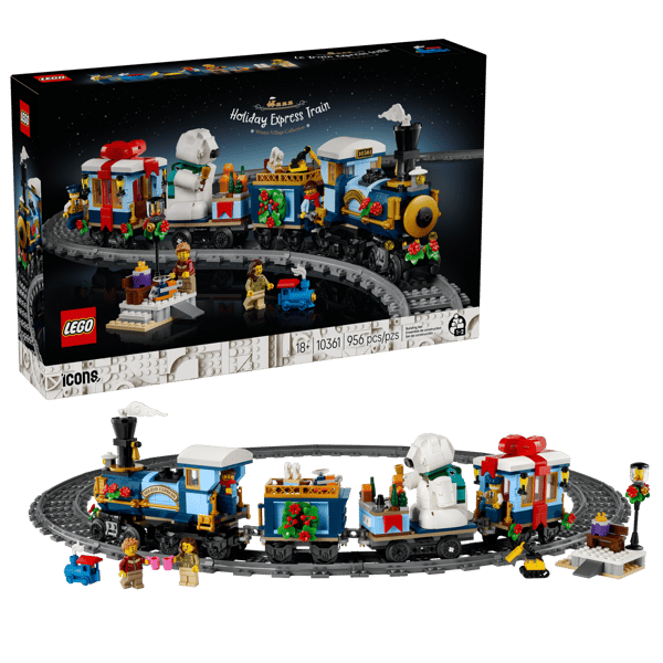 LEGO 10361 Le train de Noël — visuel 2 sur 8