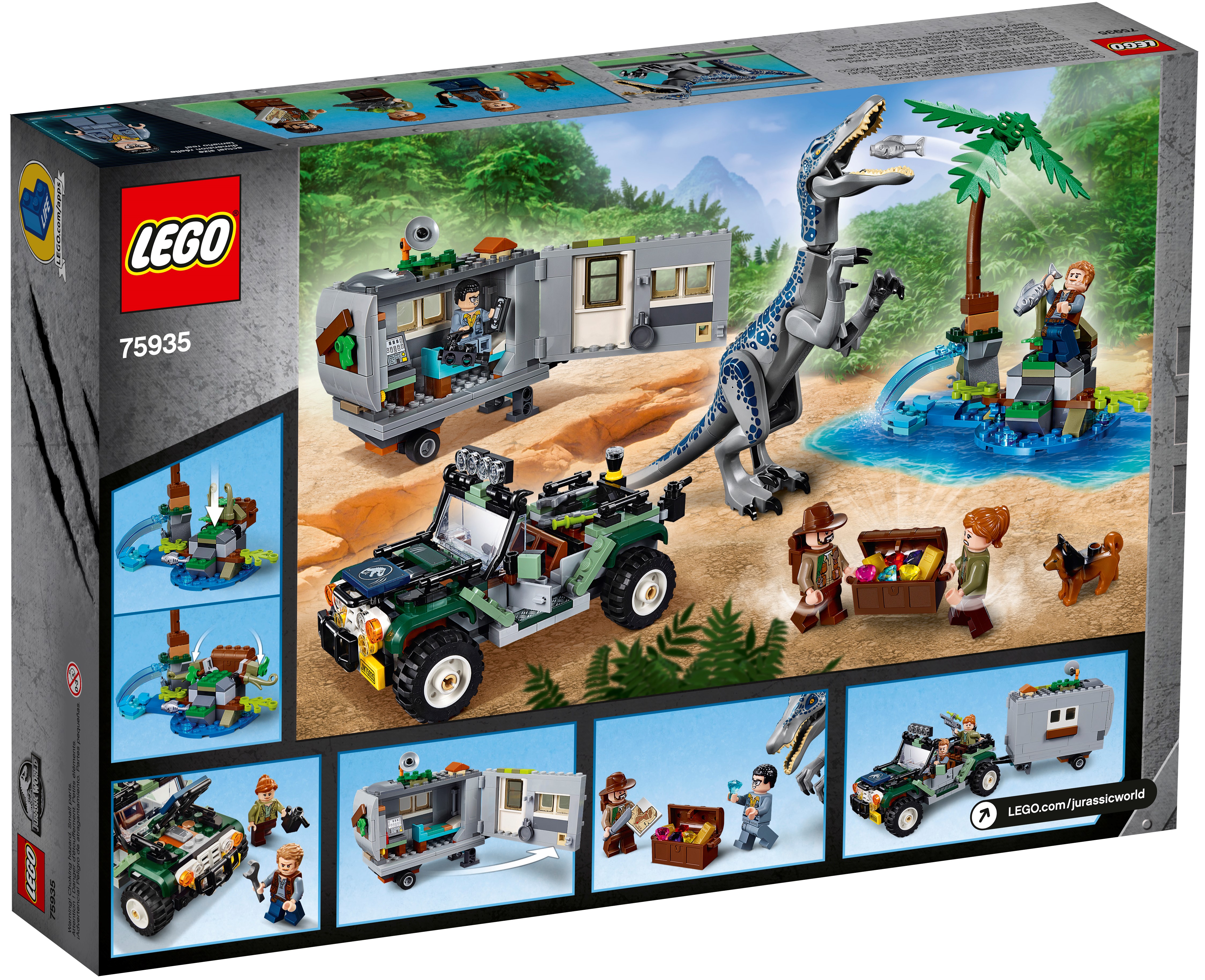 LEGO 75935 Jurassic World Baryonyx Face-Off Treasure Set *Same Day Dispatch
