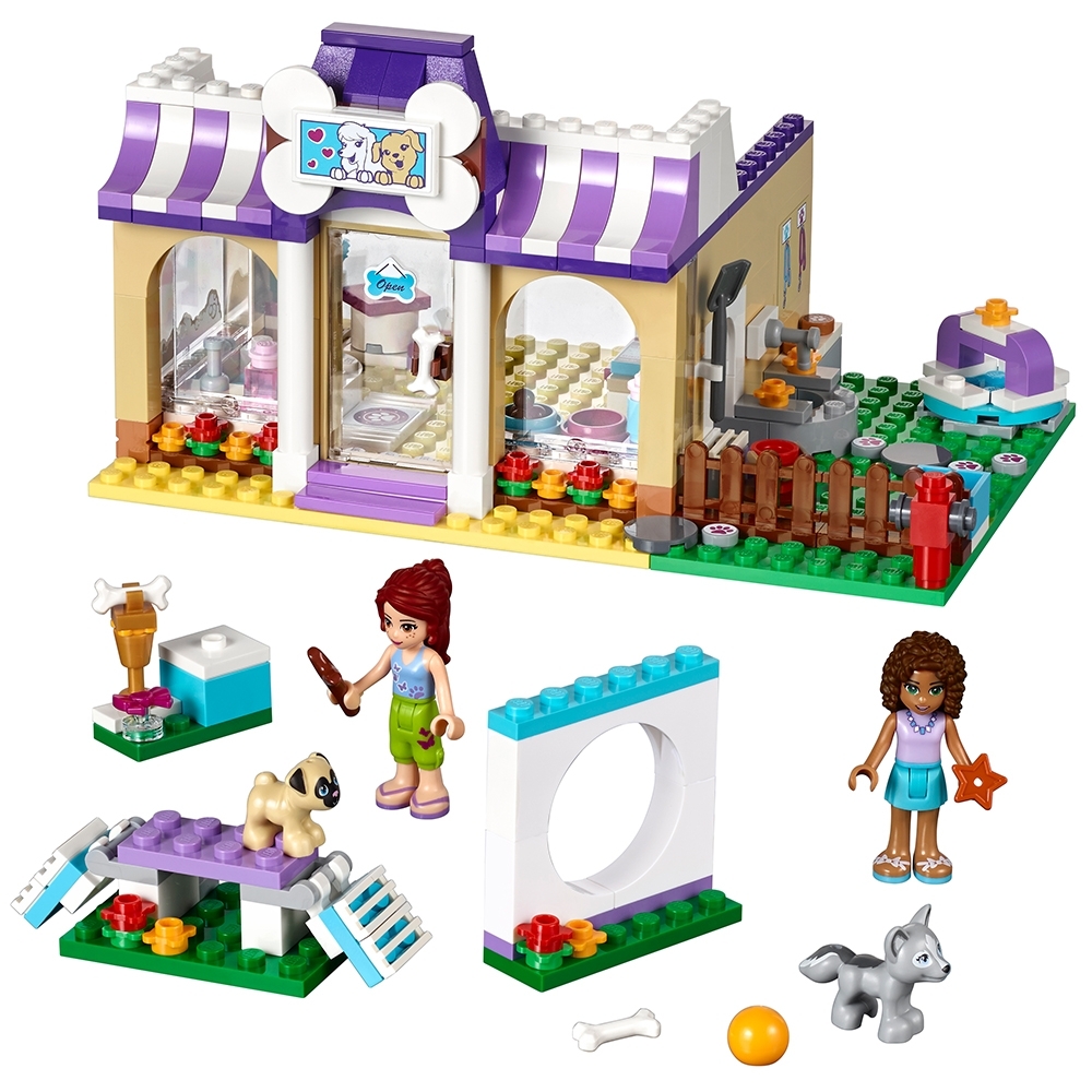 lego friends dog grooming