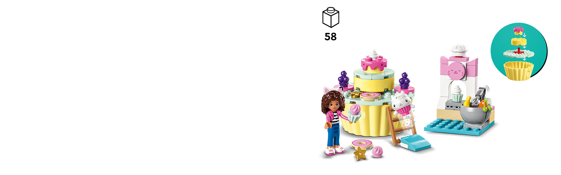 Gabby出品　まとめて15個 Gabby's Dollhouse, Deluxe Figure Gift Set with 7 Toy Figures and