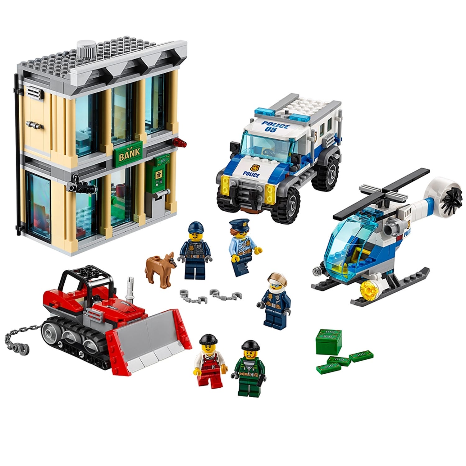 Bulldozer Break-in | City | Buy online at the Official LEGO® Shop US