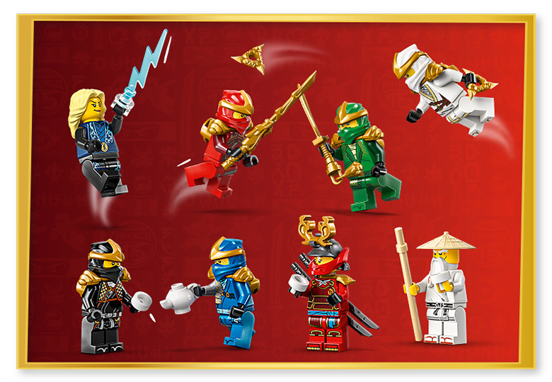 Ninja Character Display 15th Anniversary 71866 | NINJAGO® | Buy