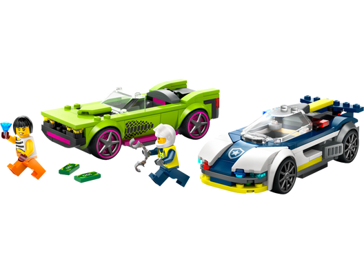 LEGO 60415 - Biljagt med politi og muskelbil