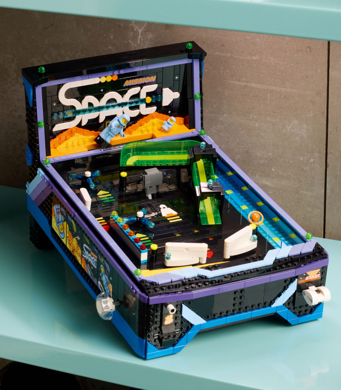 Game on with the New LEGO® Icons Arcade Pinball Machine