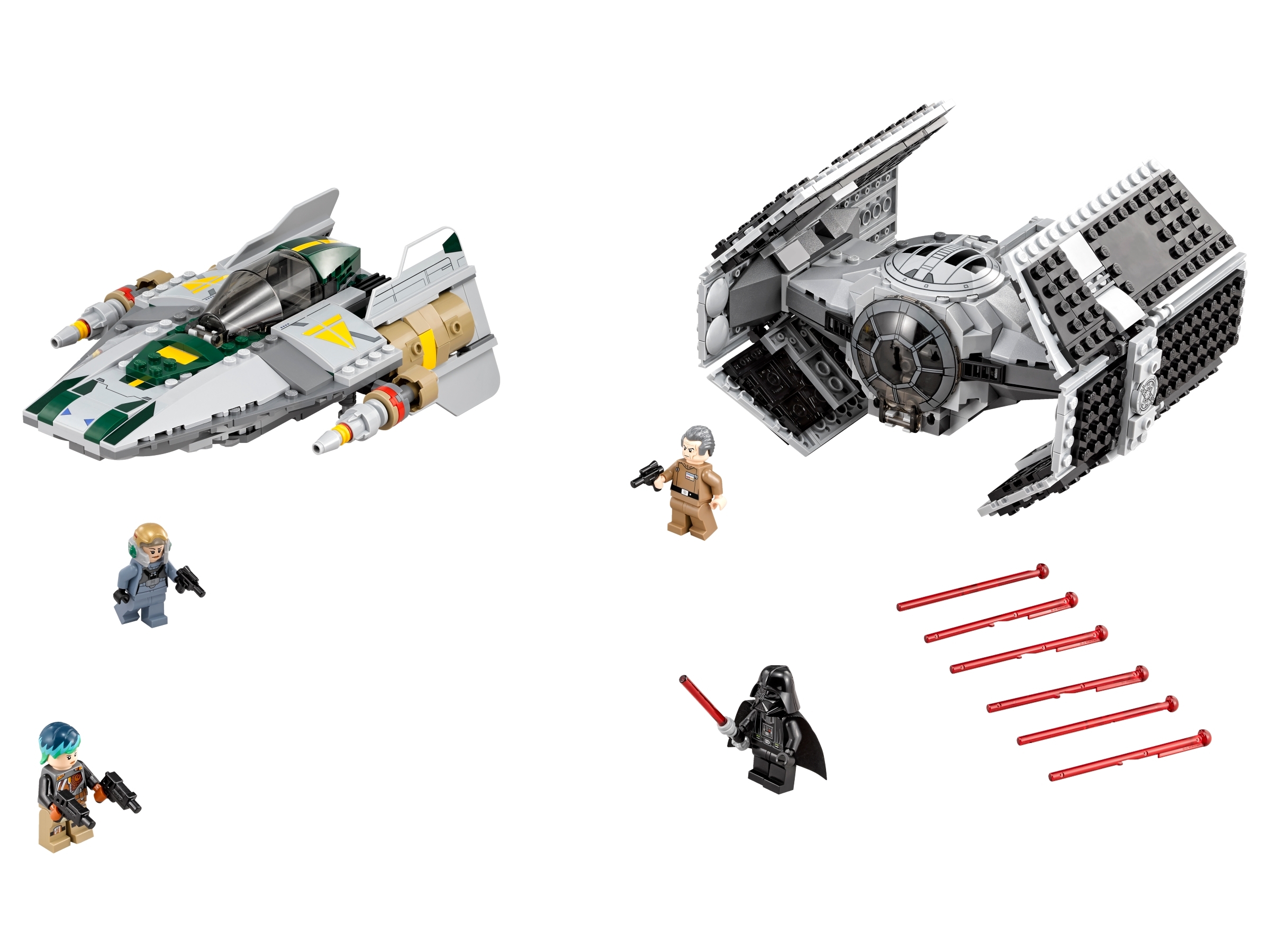LEGO® STAR WARS 75150 der A-Wing Starfighter mit Pilot und Waffe 