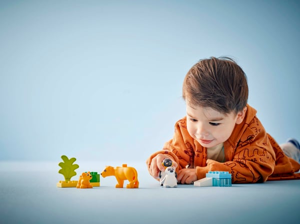 LEGO 10442 Familles d’animaux sauvages : pingouins et lions — visuel 6 sur 8