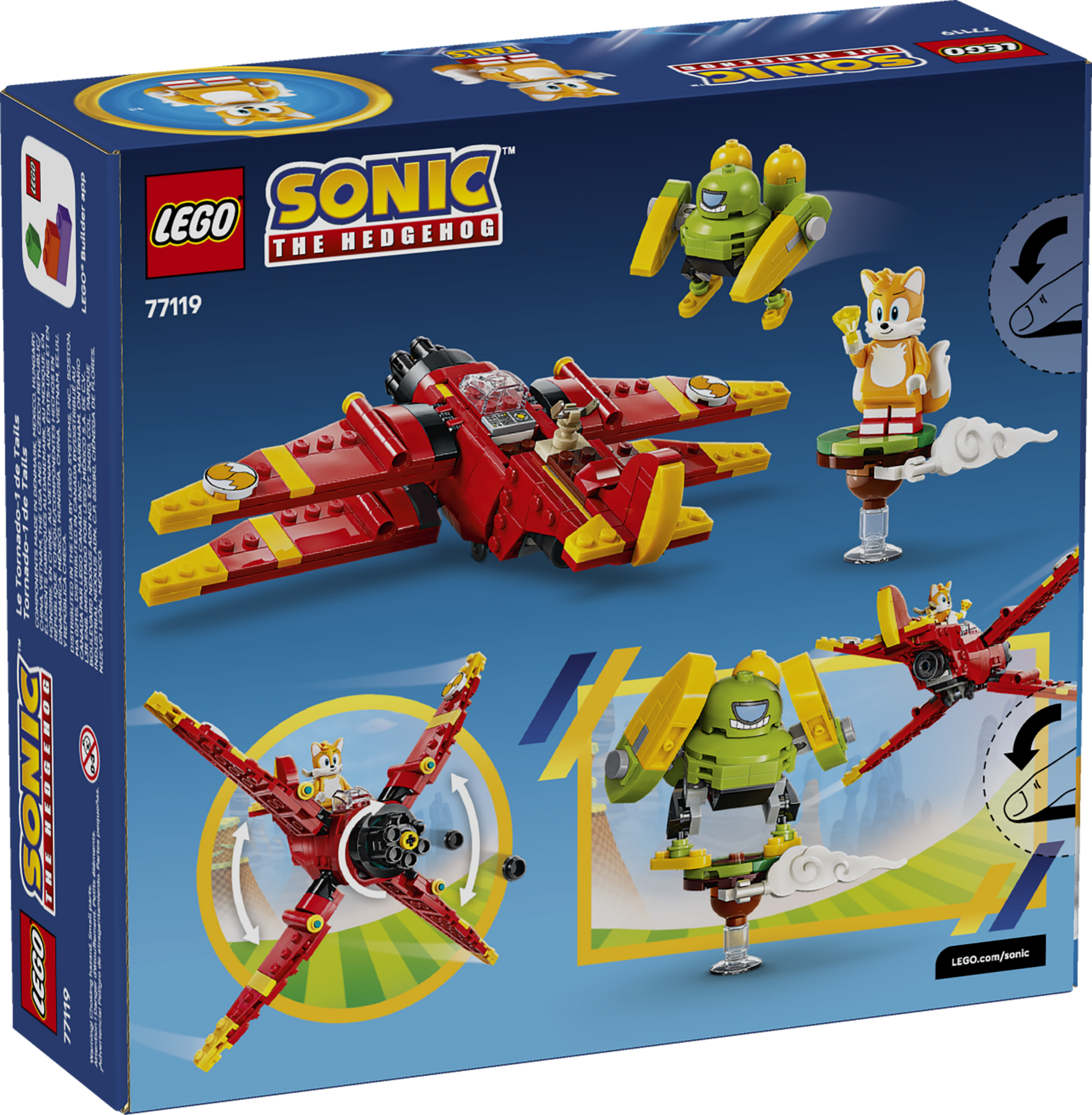 Tails' Tornado-1 77119 | LEGO® Sonic the Hedgehog™ | Buy online at