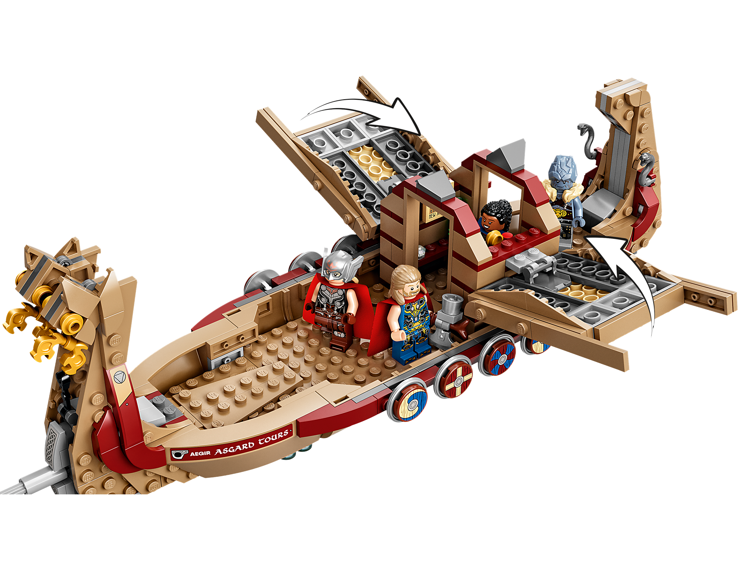 Kozia łódź 76208 | Marvel | Oficjalnym sklepie LEGO® PL
