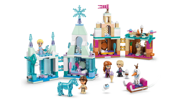 LEGO 43278 Château d’Arendelle et palais de glace d’Elsa miniatures — visuel 3 sur 8