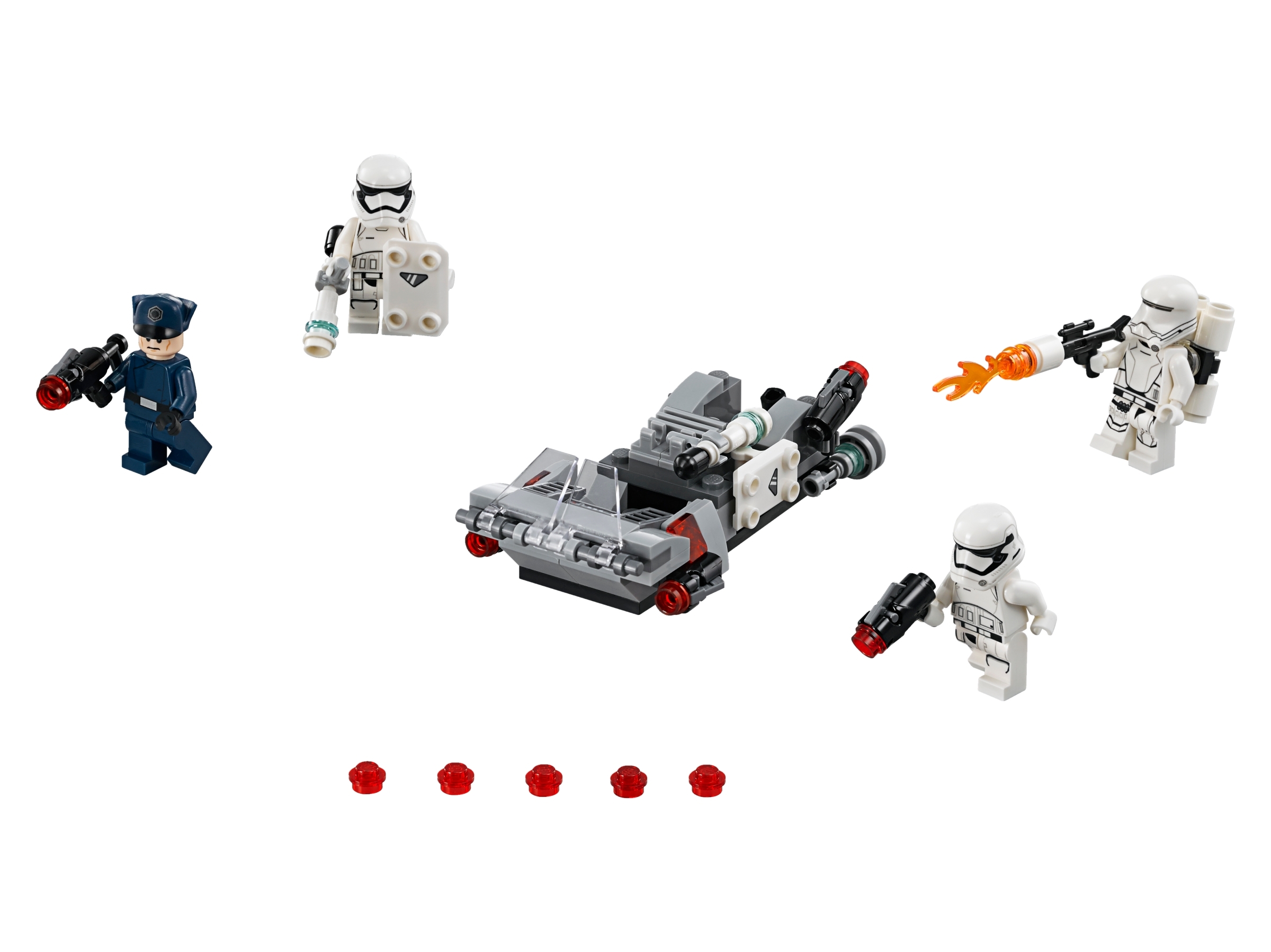 2 Lego Star Wars sw667 First Order Stormtrooper aus 75166 75189 75190 NEU Figur 