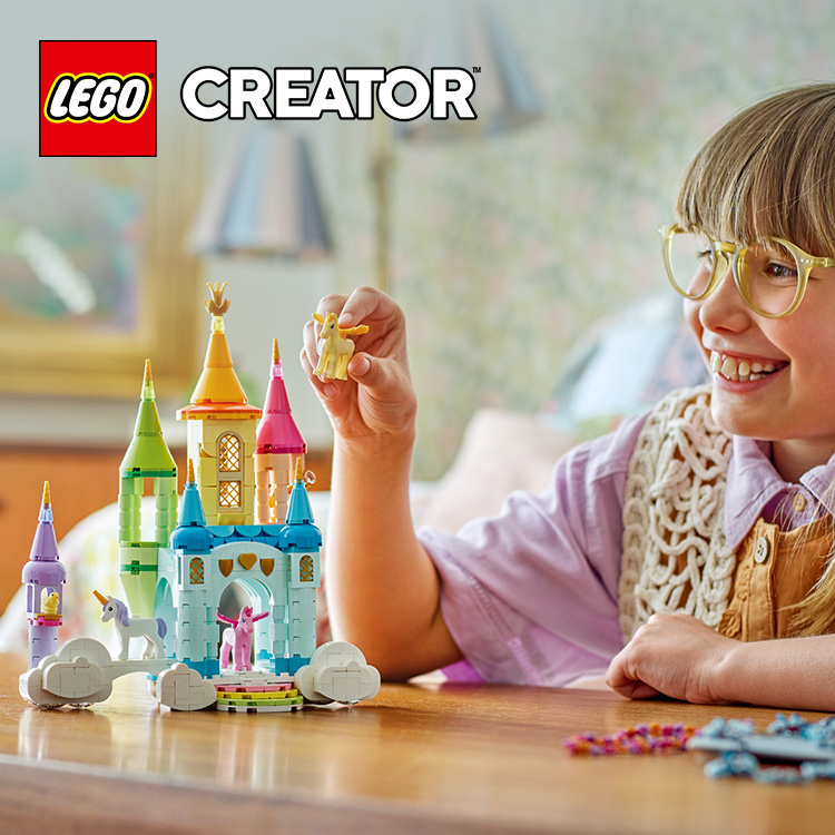 Unicorn Castle 31175 | Creator 3-in-1 | Buy online at the Official