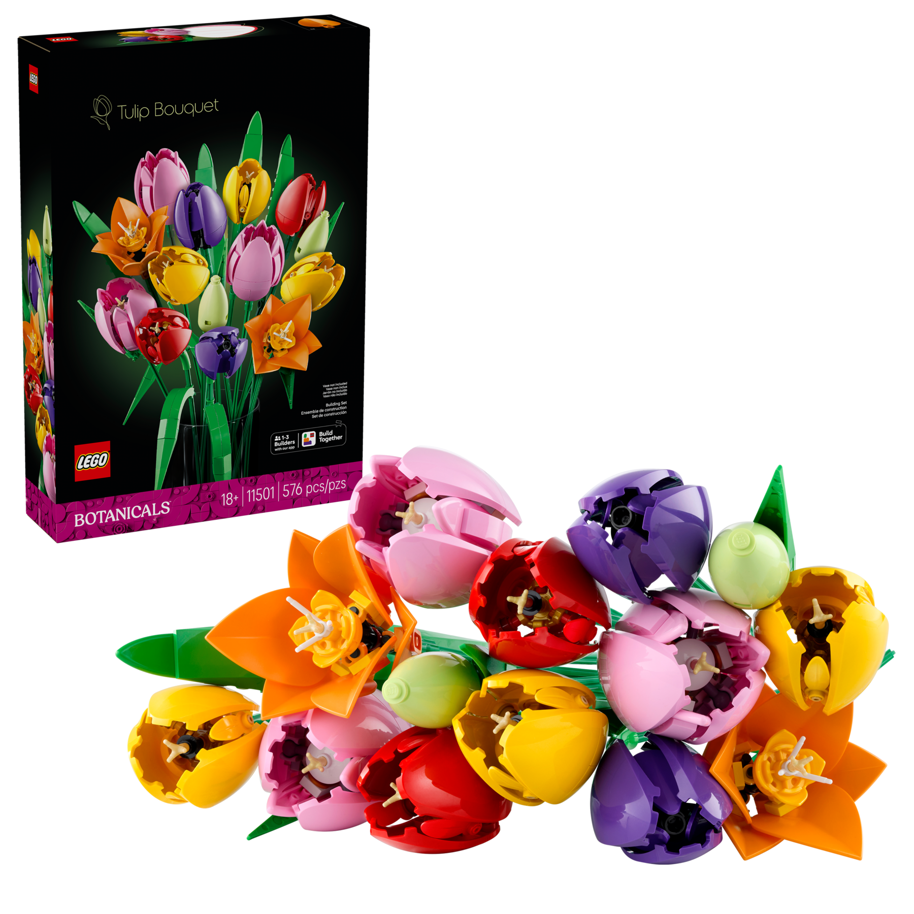 Tulip Bouquet 11501 | Botanicals | Buy online at the Official LEGO