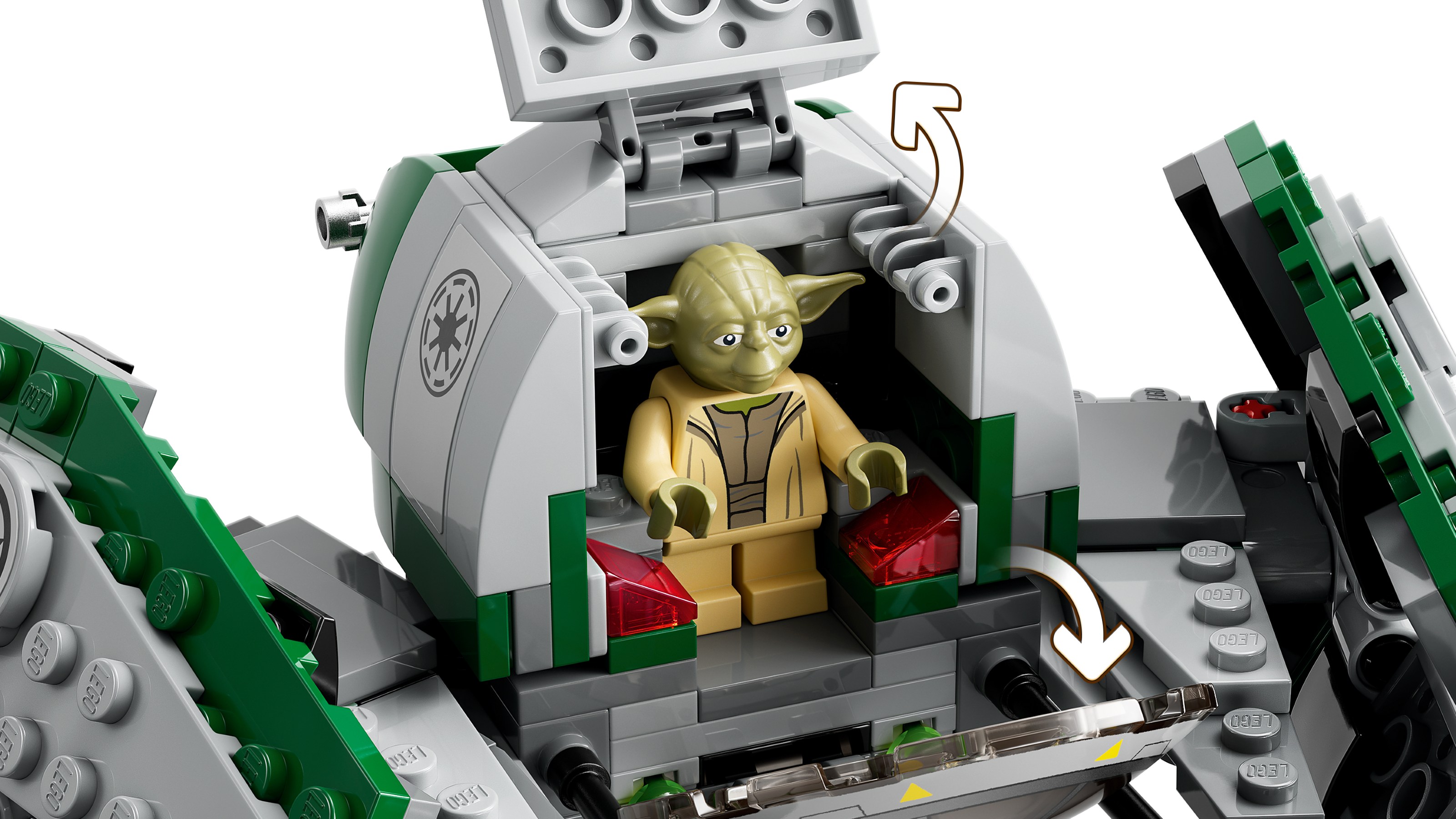 LEGO Star Wars Le Jedi Starfighter de Yoda 75360 Ensemble de construction  (253 pièces)