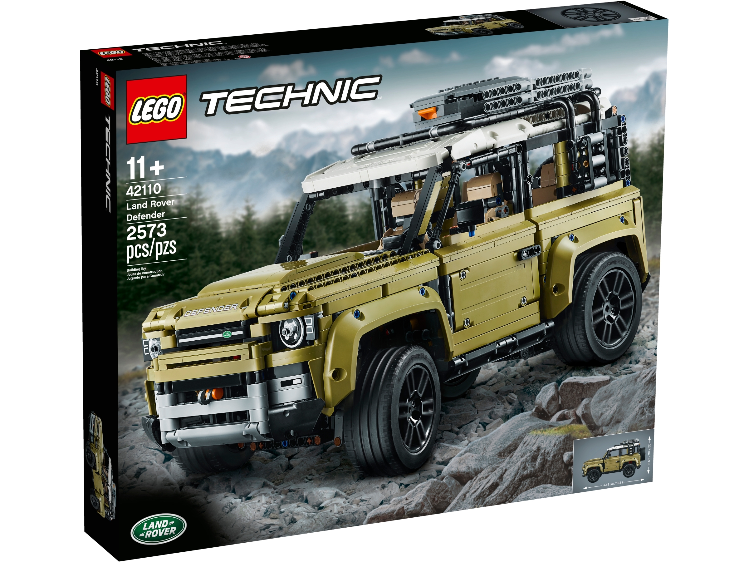 Kit de Luz LED sólo para Lego 42110 Technic Land Rover Defender Coche ladrillo Juguete E D 