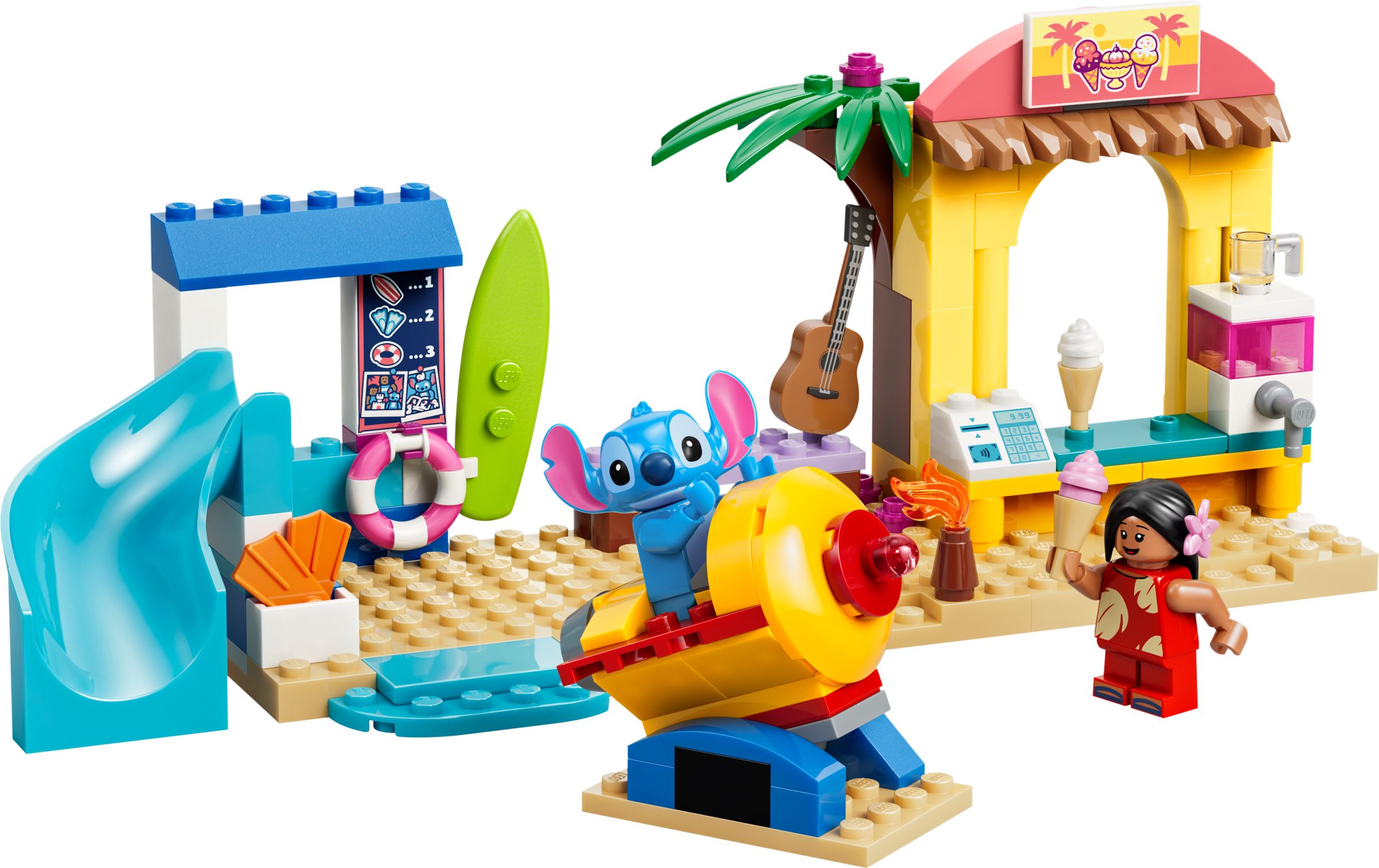 Jeux de plage avec Lilo et Stitch