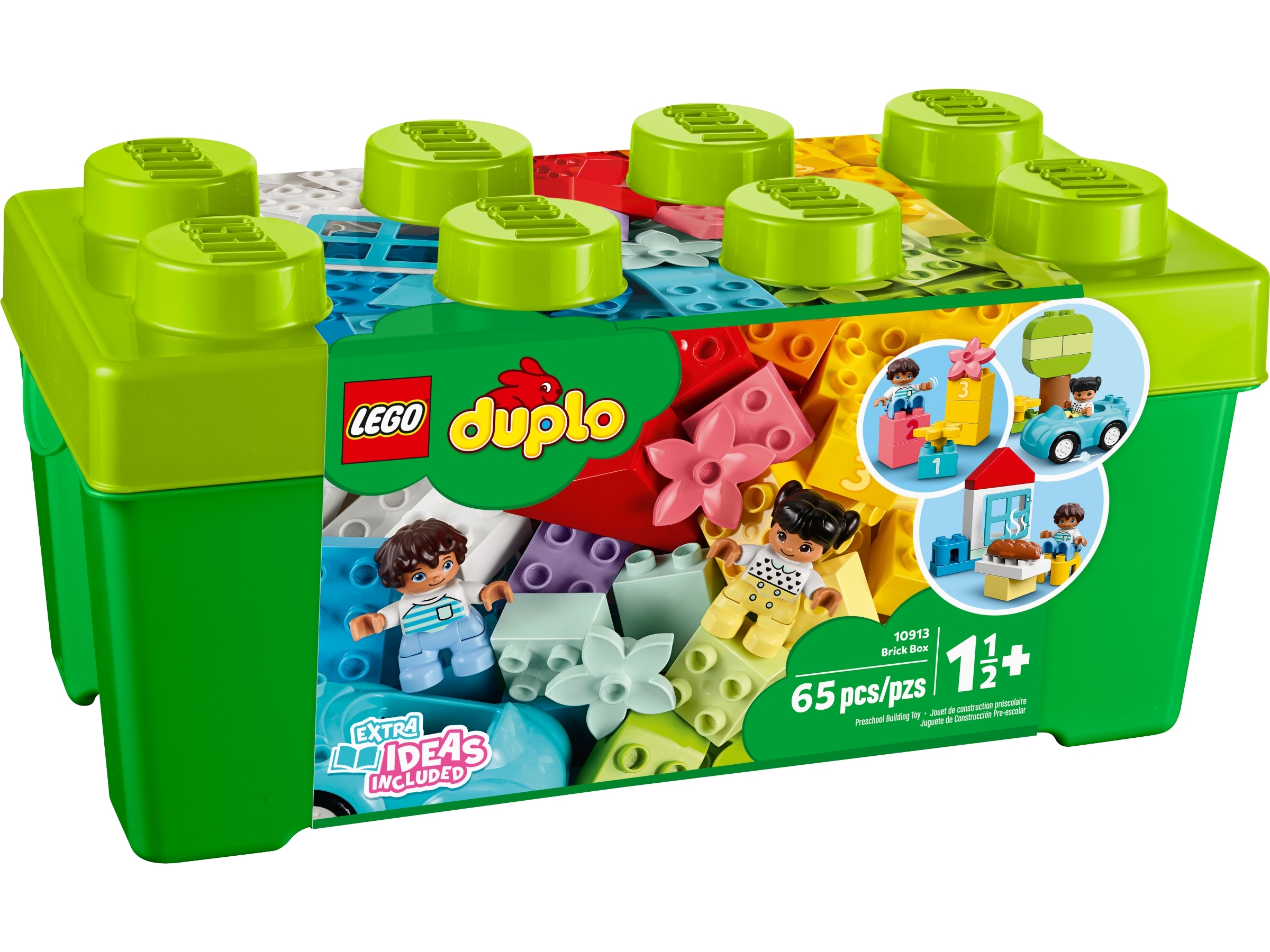 for sale online 4624 LEGO Duplo Brick Box Green 