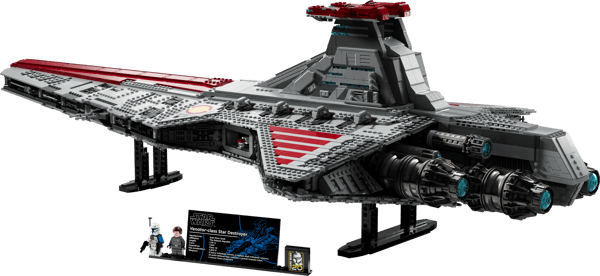 LEGO 75367 Le croiseur d’assaut de classe Venator de la République — visuel 7 sur 8