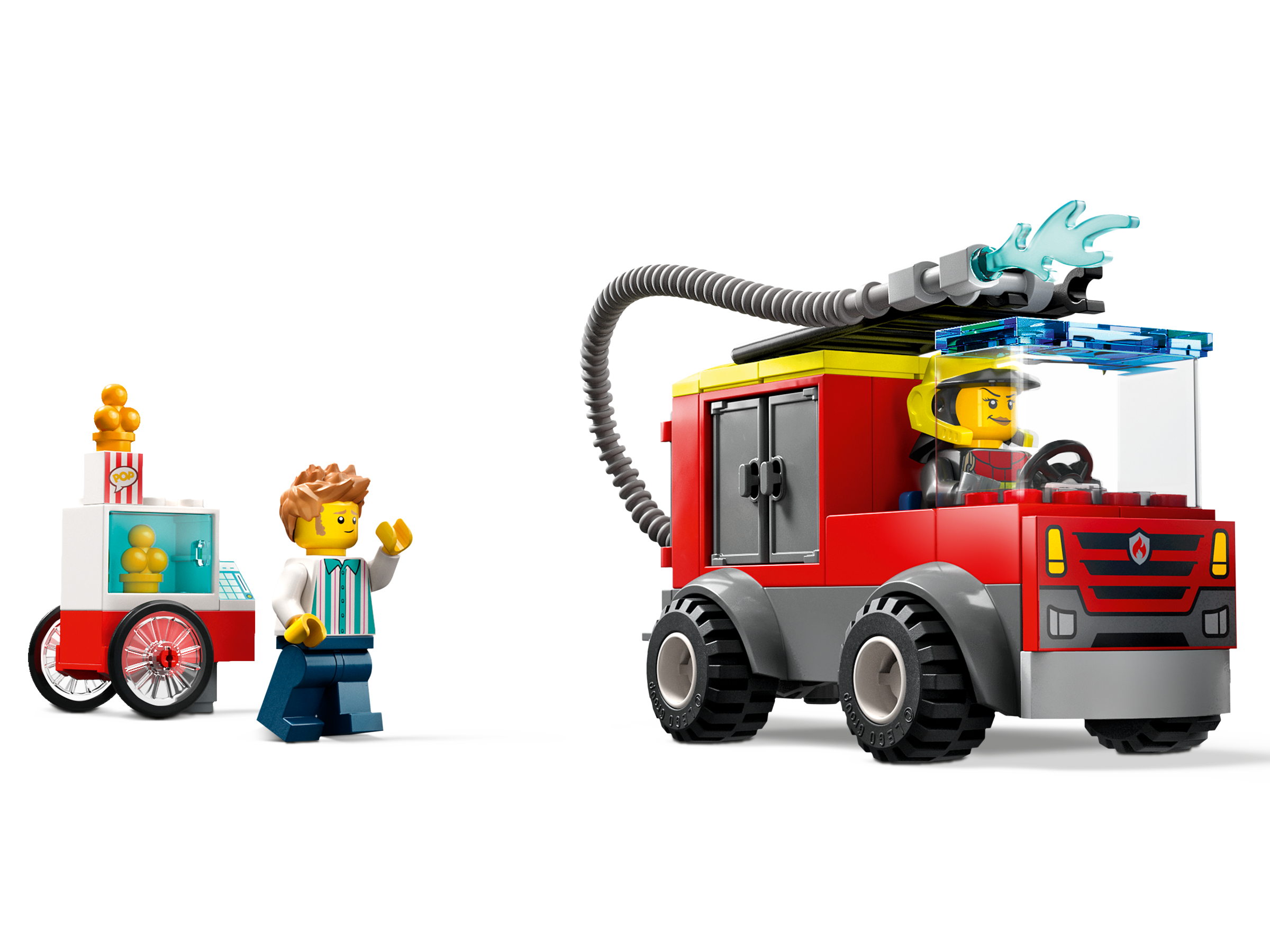 LEGO City Fire 60375 Caserma dei Pompieri e Autopompa Camion Giocattolo dei  Vigili del Fuoco Giochi per Bambini Idee Regalo