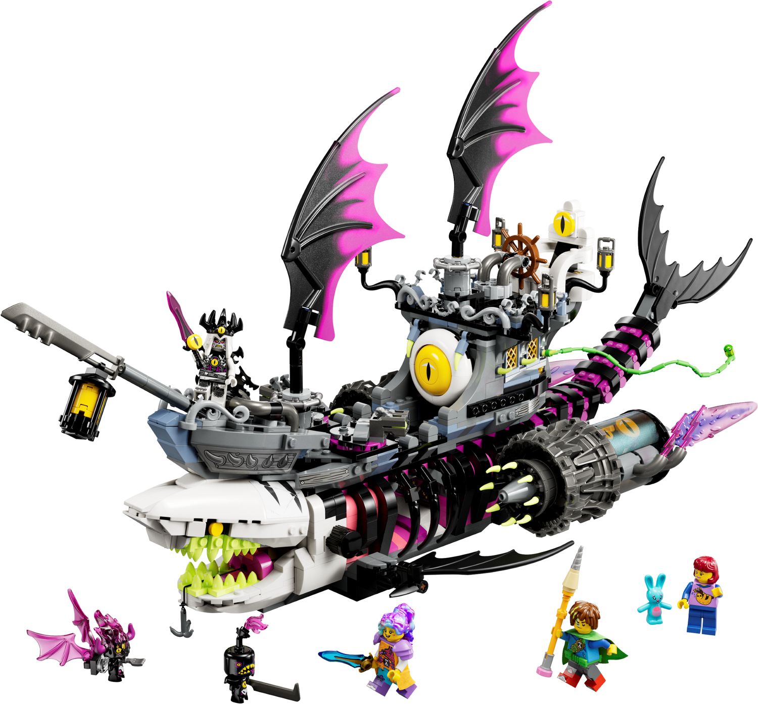 Nightmare Shark Ship 71469 | LEGO® DREAMZzz™ | Buy online at the ...