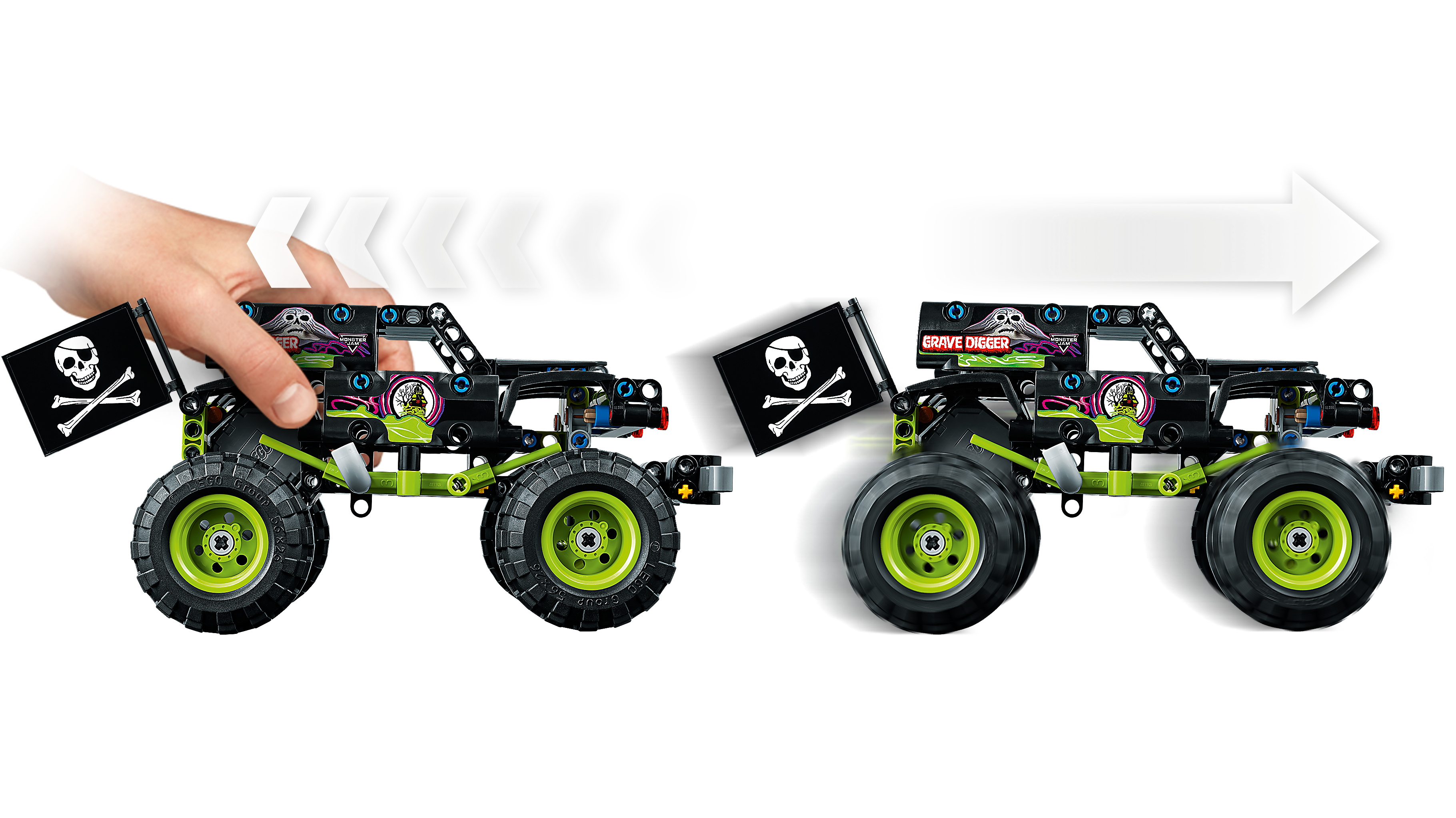 Udlænding med tiden Cater Monster Jam™ Grave Digger™ 42118 | Technic™ | Buy online at the Official  LEGO® Shop US