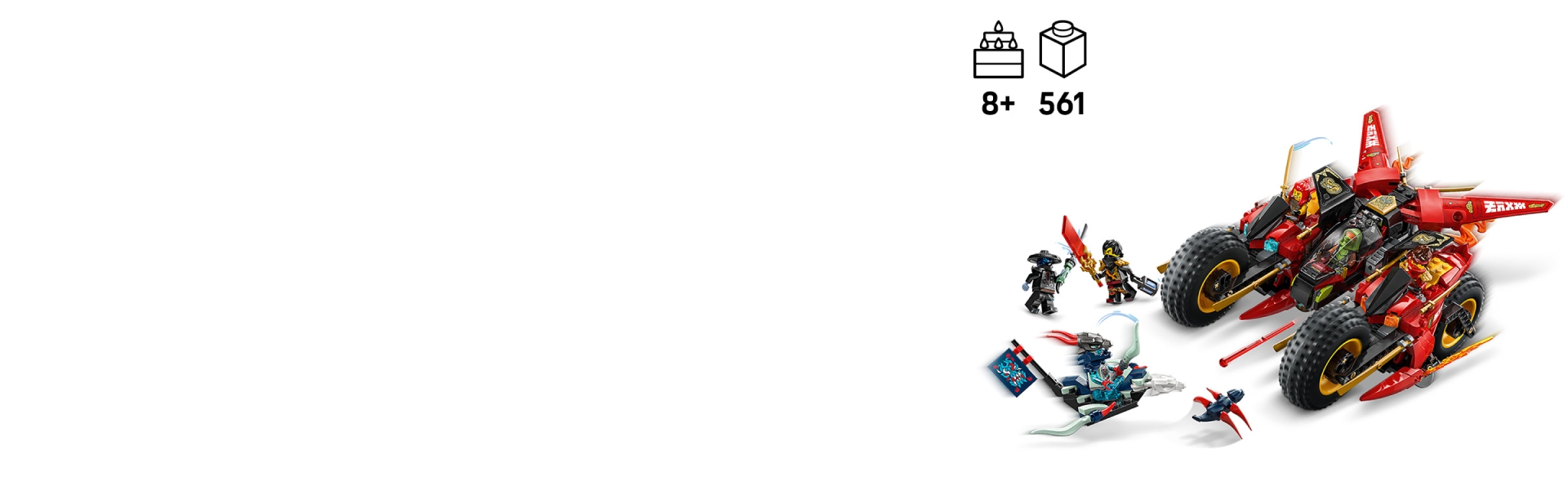 Ninja Combat Vehicle 71844 | NINJAGO® | Buy online at the