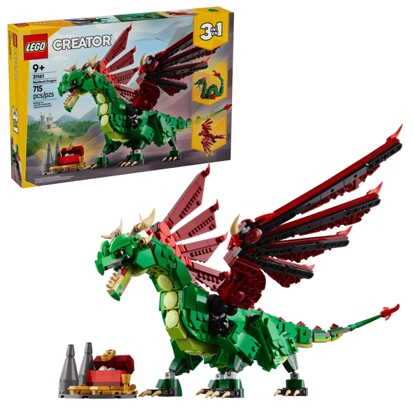 LEGO 31161 Le dragon médiéval — visuel 2 sur 8