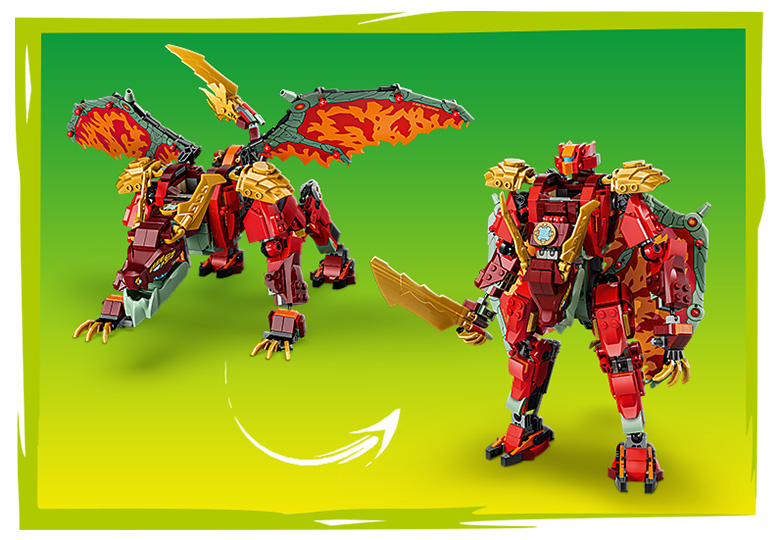 ワイルドファイヤの変形メカドラゴン 71868 | ニンジャゴ |レゴ®ストア