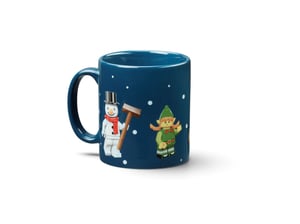 Tasse en céramique de Noël – Minifigurines