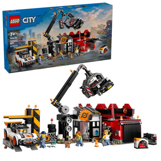 LEGO 60472 - Skrotplads med biler