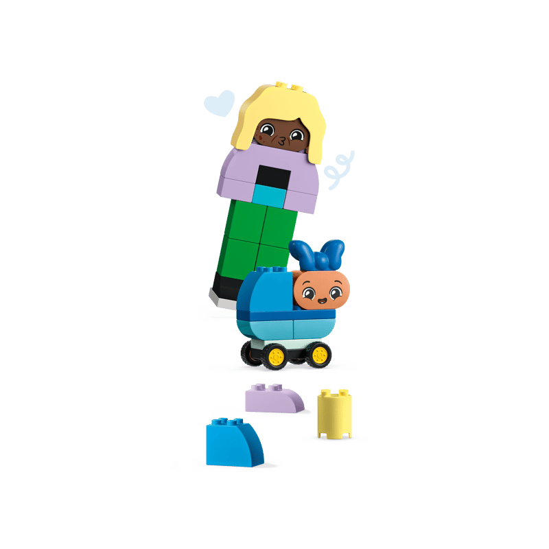 LEGO DUPLO 10423 verschiedene Figurenkombinationen mit unterschiedlichen Hauttoenen
