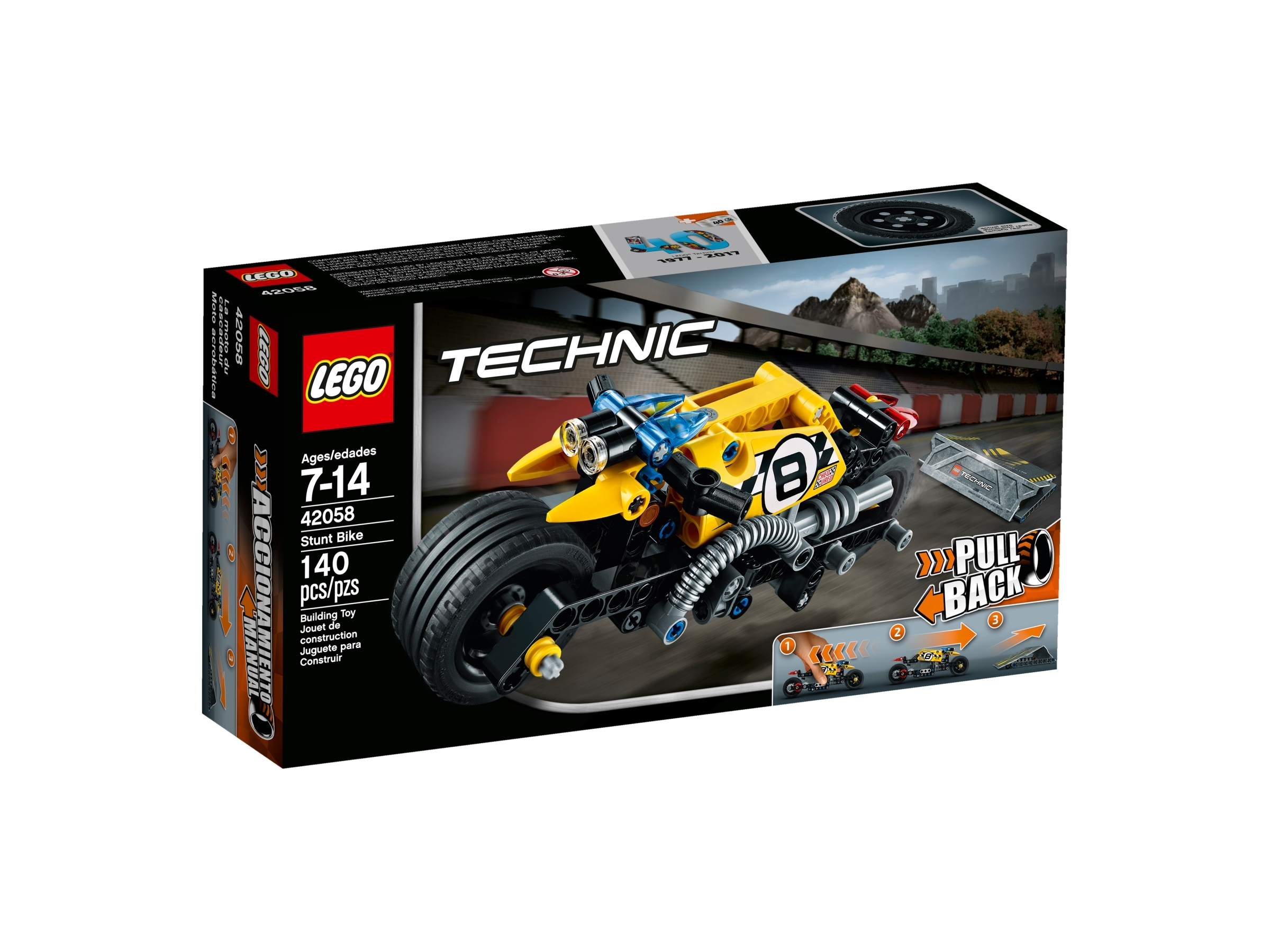 i tilfælde af Udvidelse overse Stunt Bike 42058 | Technic™ | Buy online at the Official LEGO® Shop US