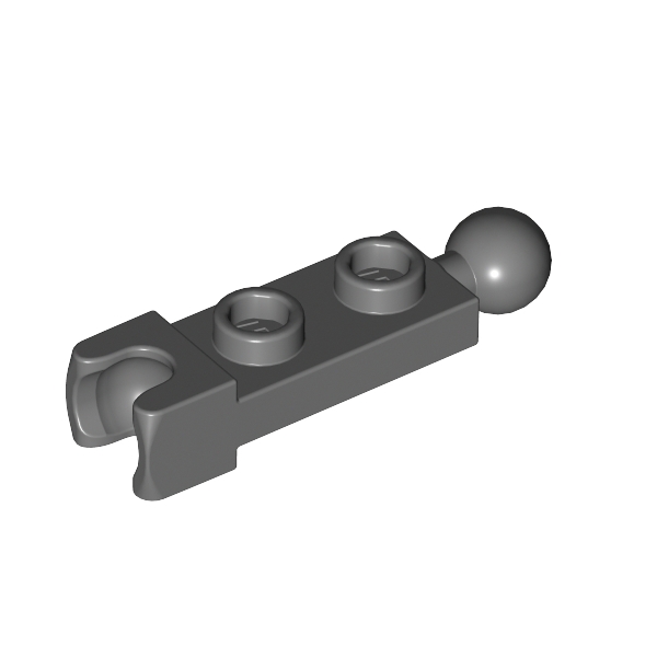 PLATE 1X2 BALL Ø5.9/CUP/FRICTION