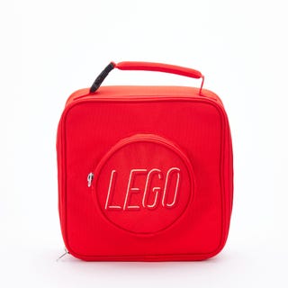 LEGO® Stein-Brotzeittasche in Rot
