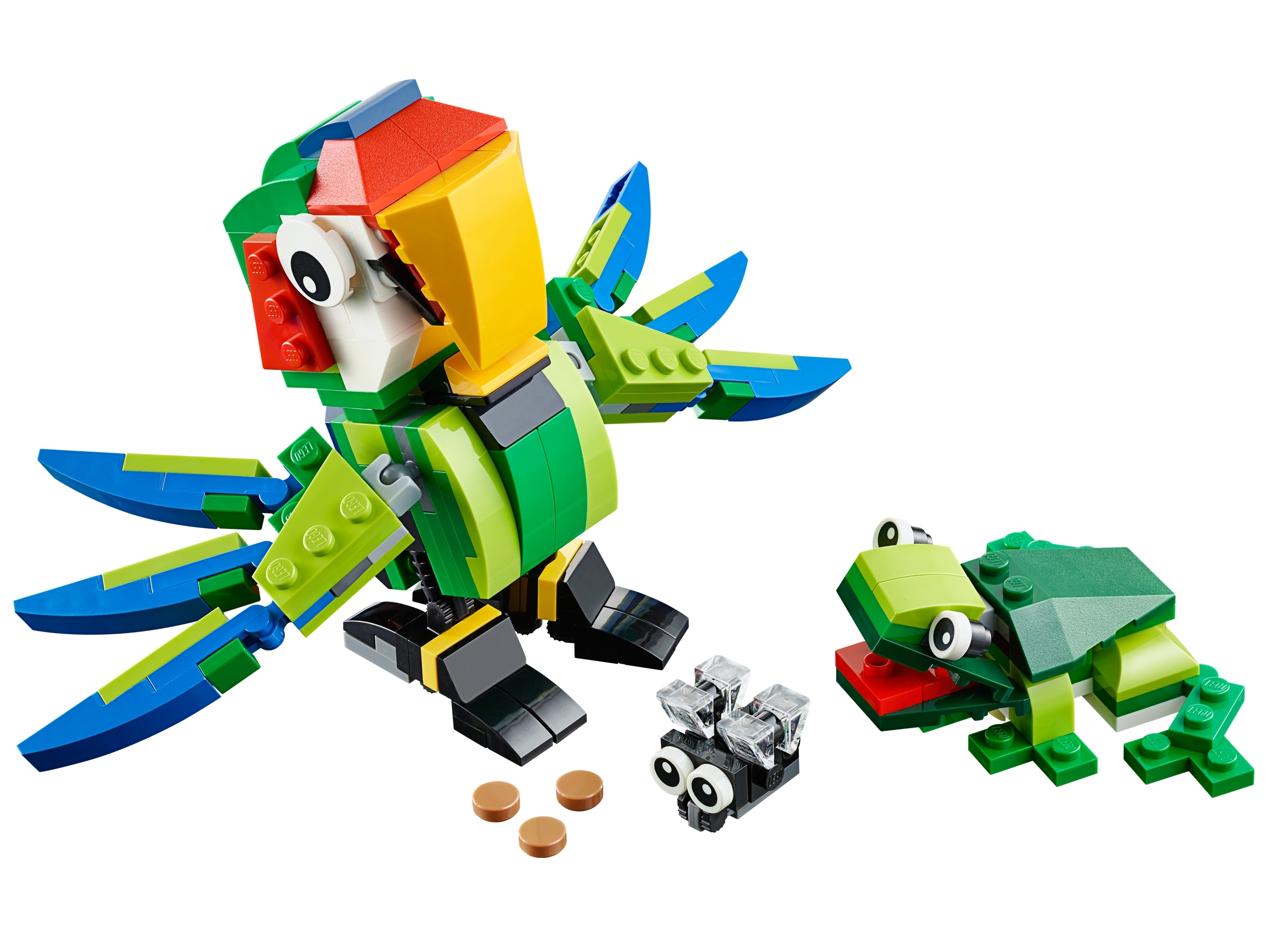 Rainforest Animals 31031 | Creator 3-in-1 | Buy online at the Official  LEGO® Shop US