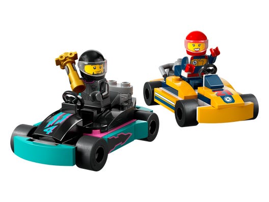LEGO 60400 - Gokarts og racerkørere