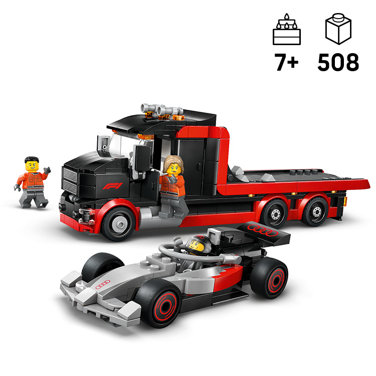 F1® Display Truck with Audi F1® Race Car 60493 | City | Buy online