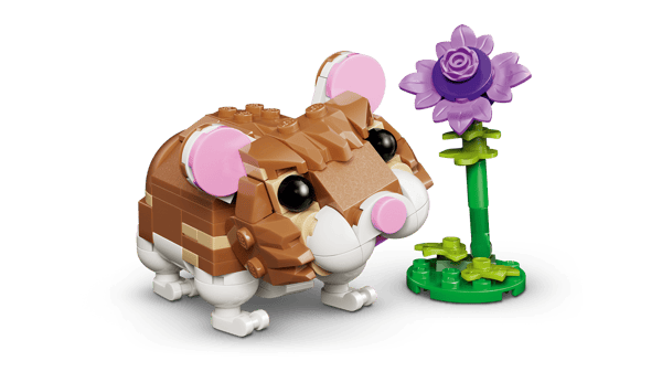Cute Hamster with a Flower - Image 8