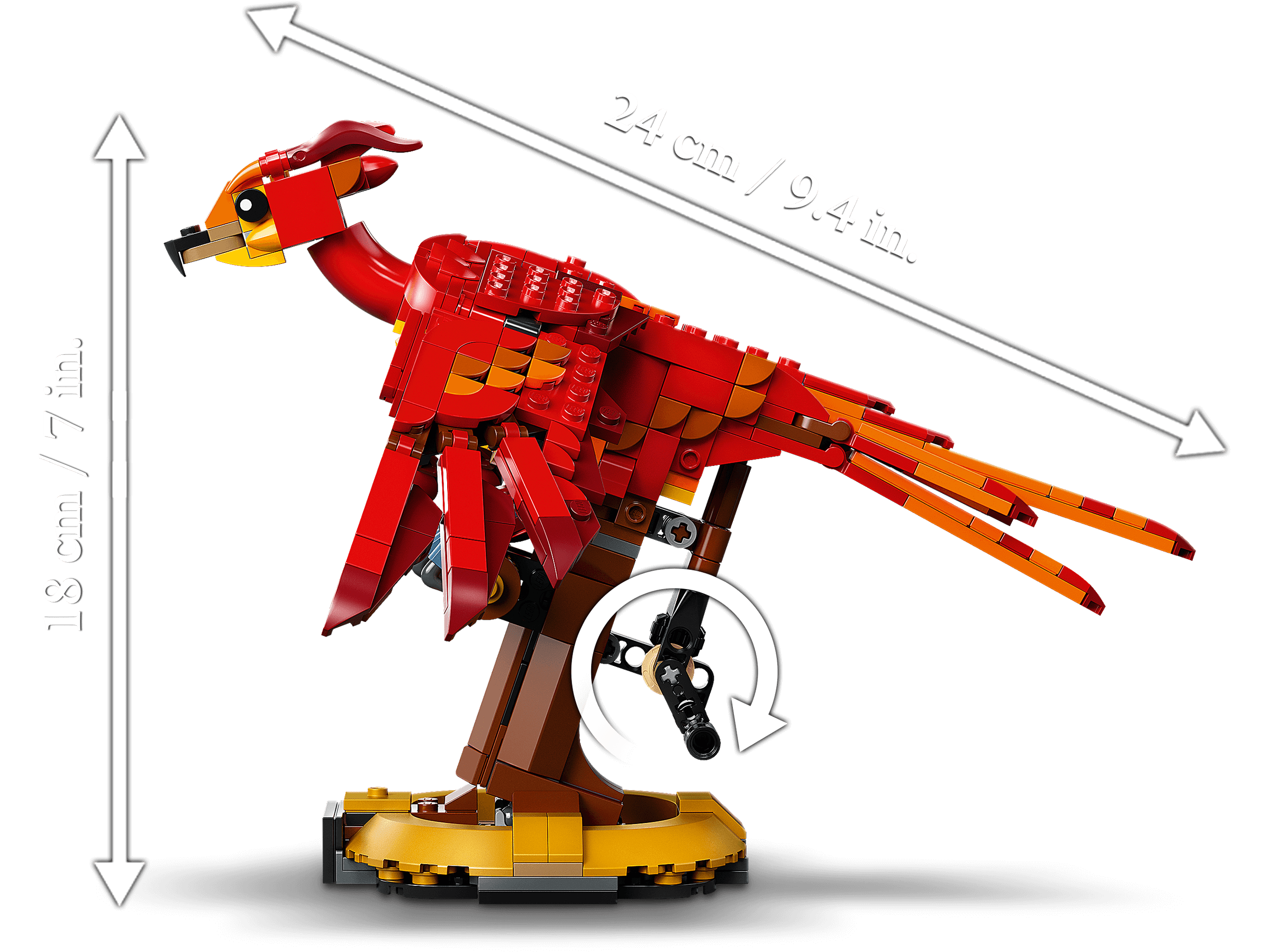 kapsel Windswept Vejhus Fawkes, Dumbledore's Phoenix 76394 | Harry Potter™ | Buy online at the  Official LEGO® Shop US